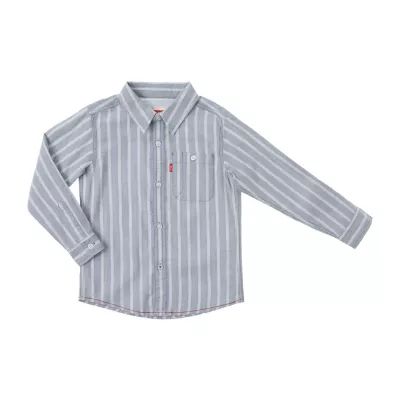 Levi's Big Boys Long Sleeve Button-Down Shirt