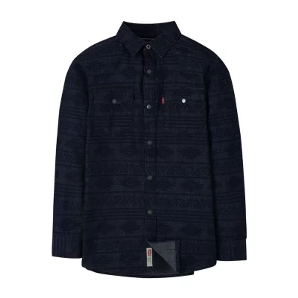 Levi's Big Boys Long Sleeve Western Shirt