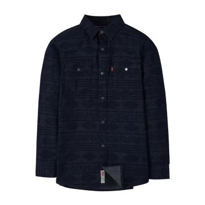 Levi's Big Boys Long Sleeve Western Shirt