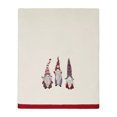 Avanti Christmas Gnome Holiday Bath Towel