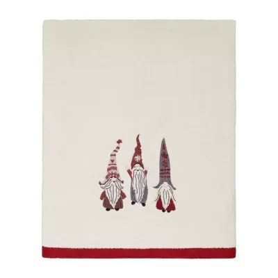 Avanti Christmas Gnome Holiday Bath Towels