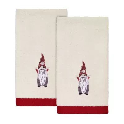 Avanti Christmas Gnome 2-pc. Fingertip Towel