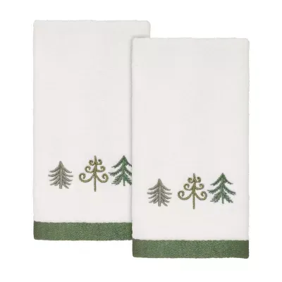 Avanti Christmas Trees 2-pc. Fingertip Towel