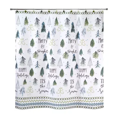 Avanti Christmas Trees Shower Curtain