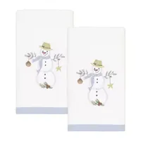 Avanti Coastal Snowman 2-pc. Fingertip Towel