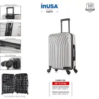 InUSA Vasty 20" Carry-On Hardside Lightweight Spinner Luggage