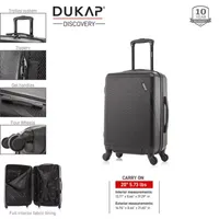 DUKAP Discovery 20" Carry-On Hardside Lightweight Spinner Luggage