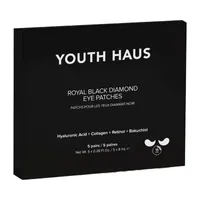 Youth Haus Royal Black Diamond Eye Mask 5 Pack