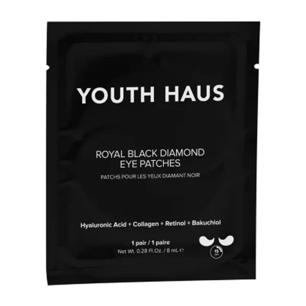 Youth Haus Royal Black Diamond Eye Mask 5 Pack