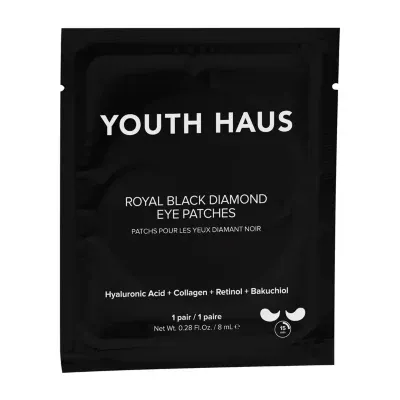 Youth Haus Royal Black Diamond Eye Mask 5 Pack