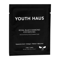 Youth Haus Royal Black Diamond Eye Mask 5 Pack