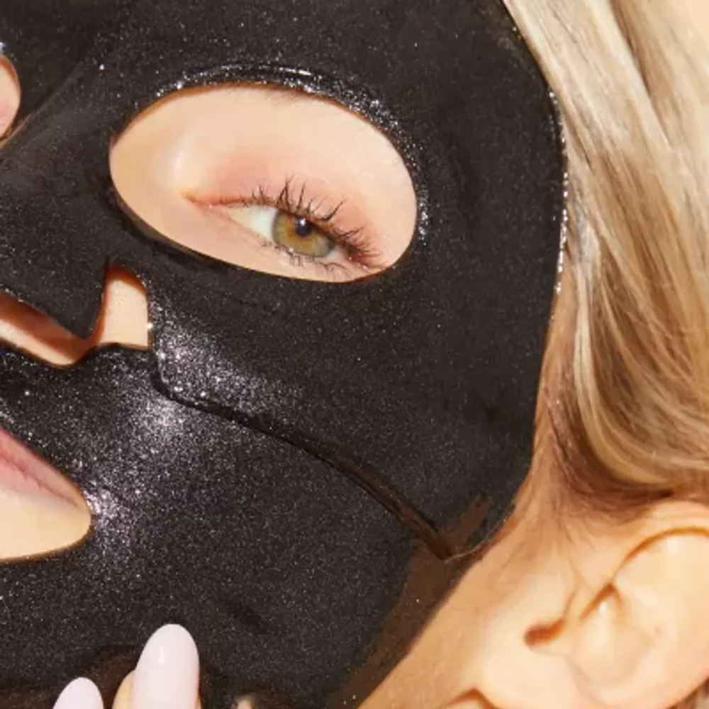 Youth Haus Royal Black Diamond Face Mask Single