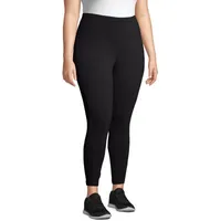 JMS by Hanes Womens High Rise Full Length Leggings Plus