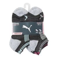 PUMA 6 Pair Low Cut Socks Womens