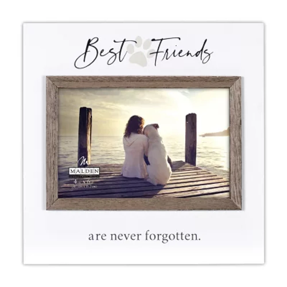 Malden 4x6 Best Friends Are Never Forgotten Pet Tabletop Frame