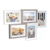 Malden 5-Op Beige/White Collage Wood Tabletop Frame