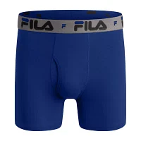 FILA Stretch Fly Mens 4 Pack Boxer Briefs