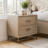 Lena 2-Drawer Nightstand