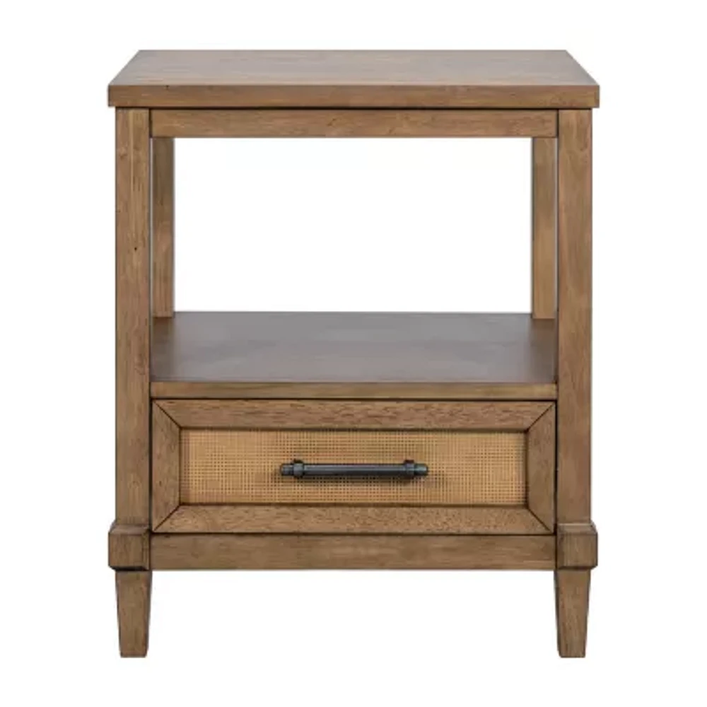 Martha Stewart 1-Drawer Nightstand