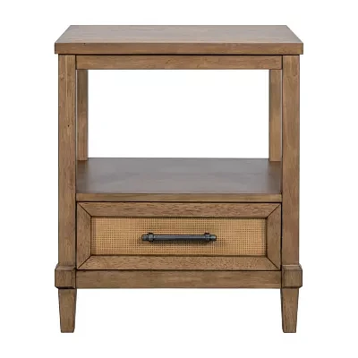 Martha Stewart 1-Drawer Nightstand