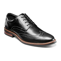 Nunn Bush Mens Calderone Wingtip Wing Tip Oxford Shoes