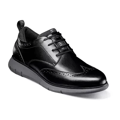 Nunn Bush Mens Stance Wing Tip Oxford Shoes