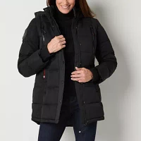 Canada Weather Gear Womens Water Resistant Heavyweight Puffer Jacket