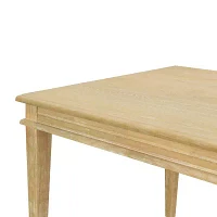 Martha Stewart Bella Rectangular Wood-Top Dining Tables