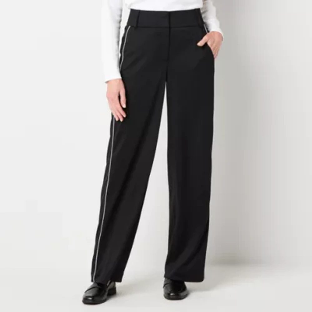 Liz Claiborne Tailored Classic Fit Wide Leg Trouser