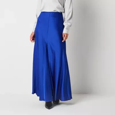 Worthington Womens Long Pencil Skirt