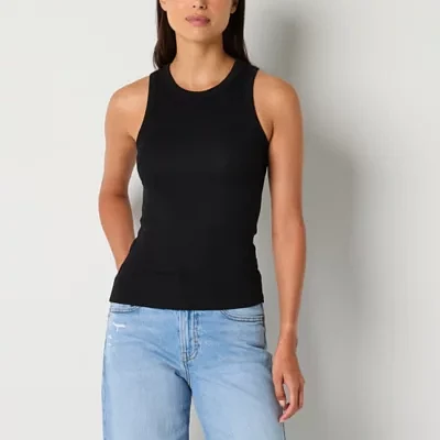 a.n.a Womens High Neck Sleeveless Tank Top