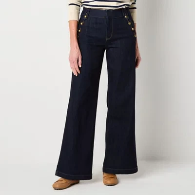 St. John's Bay Womens High Rise Loose Fit Jean