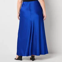 Worthington Womens Maxi Skirt - Plus