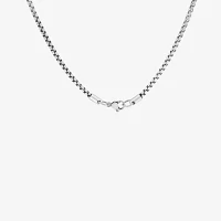 Mens Stainless Steel Cross Pendant Necklace