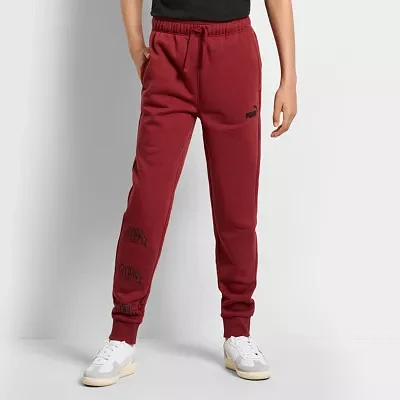 PUMA Big Boys Cuffed Fleece Jogger Pant