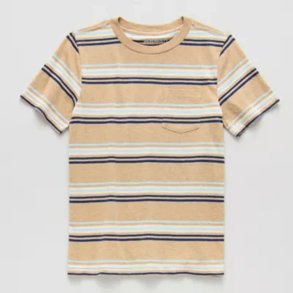 Thereabouts Little & Big Boys Crew Neck Short Sleeve T-Shirt