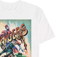 Mens Short Sleeve Avengers Graphic T-Shirt