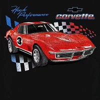 Mens Short Sleeve Corvette Graphic T-Shirt