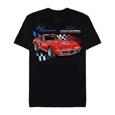 Mens Short Sleeve Corvette Graphic T-Shirt