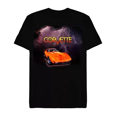 Mens Short Sleeve Corvette Graphic T-Shirt