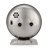 Westclox Silver Metal Alarm Clock