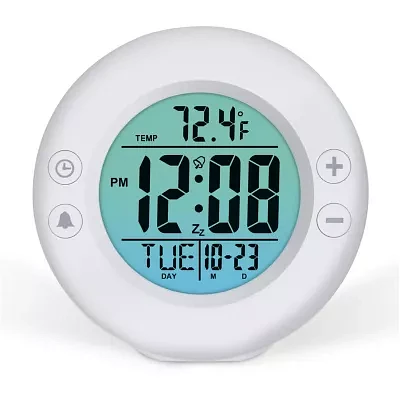 Westclox White Alarm Clock