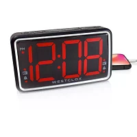 Westclox 2.5" Led USB Charge Clock Radio