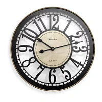 Westclox 12" Bronze Open Arabic Numeral Wall Clock