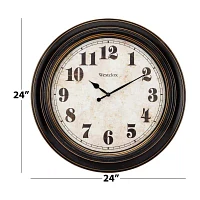 Westclox Oversized Classic Analog Round Wall Clock