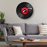 Crosley 12" Analog Record Wall Clock