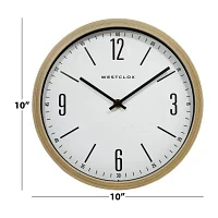 Westclox 10" Analog Quartz Wall Clock