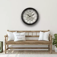 Westclox 16" Bronze Gears Analog Wall Clock