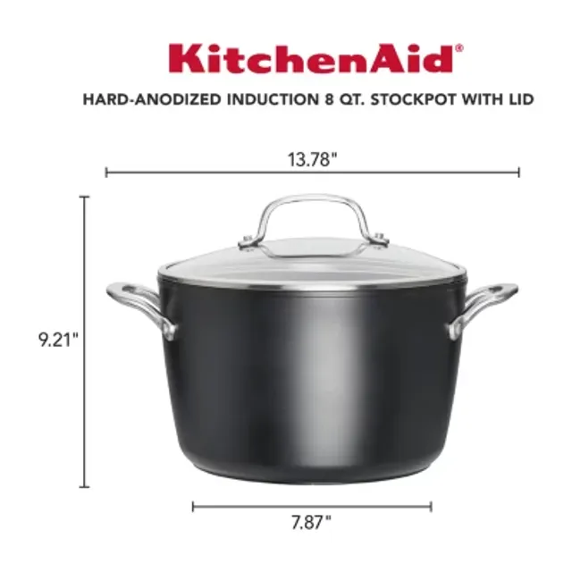 KitchenAid Stainless Steel 8-qt. Stockpot, Color: Silver - JCPenney