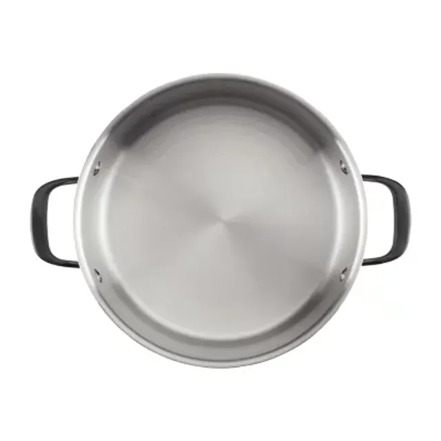 KitchenAid 3-Ply Stainless Steel 4-qt. Dutch Oven, Color: Silver - JCPenney